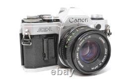 Works Canon AE-1 Program 35mm film Camera NFD 50mm f/1.8 Lens From JAPAN