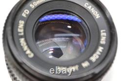 Works Canon AE-1 Program 35mm film Camera NFD 50mm f/1.8 Lens From JAPAN