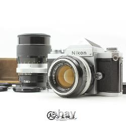 X2 Lens MINT Early Nikon F Eye Level 35mm film camera 50mm 135mm From JAPAN