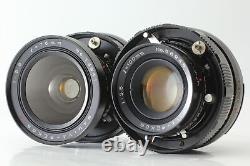 X2 Lens MINT Mamiya Universal Press Film Camera Back body 100mm 75mm FromJAPAN