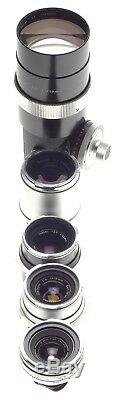 ZEISS CONTAREX System Super SLR camera 5x Distagon lenses Biogon 21mm hoods case