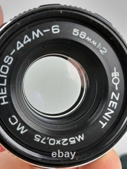 ZENIT 15 M VERY RARE SLR Film camera lens MC Helios 44M-6 F/2 58mm BOX SET