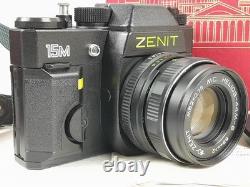 ZENIT 15 M VERY RARE SLR Film camera lens MC Helios 44M-6 F/2 58mm BOX SET
