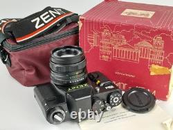 ZENIT 15 M VERY RARE SLR Film camera lens MC Helios 44M-6 F/2 58mm BOX SET