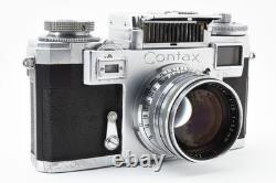Zeiss Ikon Contax IIIa Film Camera Sonnar 50mm F1.5 Lens From JAPAN