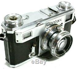 Zeiss Ikon Contax II 35mm Film Rangefinder Camera with 50mm F2 Sonnar Lens