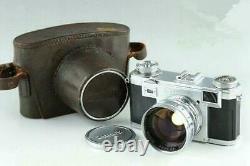 Zeiss Ikon Contax IIa & Zunow 50mm F/1.1 Film Camera Lens Tested Working Rare