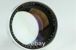 Zeiss Ikon Contax IIa & Zunow 50mm F/1.1 Film Camera Lens Tested Working Rare