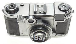 Zeiss Ikon TENAX Tessar 2.8 f=40mm lens 12.8/40 cased 35mm film vintage camera