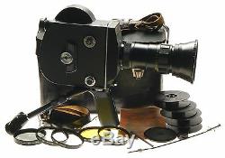 Zenit Krasnogorsk-3 16mm Cine Film Camera USSR Meteor 5-1 Zoom Lens f/1.9 17-69