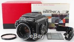 Zenza BRONICA S2A Black Late Model with Nikkor P 75mm f/2.8 LensVery good#644075