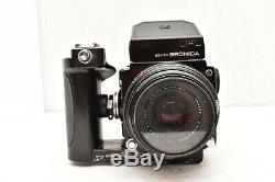 Zenza Bronica Film Camera with 75mm Lens AE Finder From JAPAN Vintage