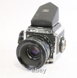 Zenza Bronica S2A Film Camera Body with Nikkor-Q 13.5 Lens